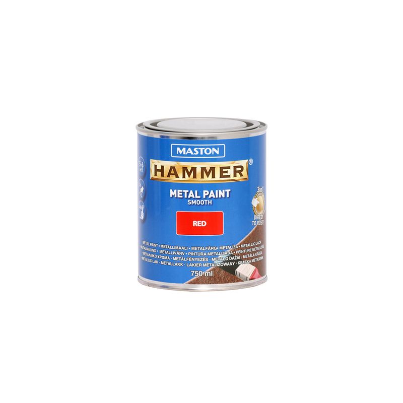 Maali Hammer Sileä punainen 750 ml