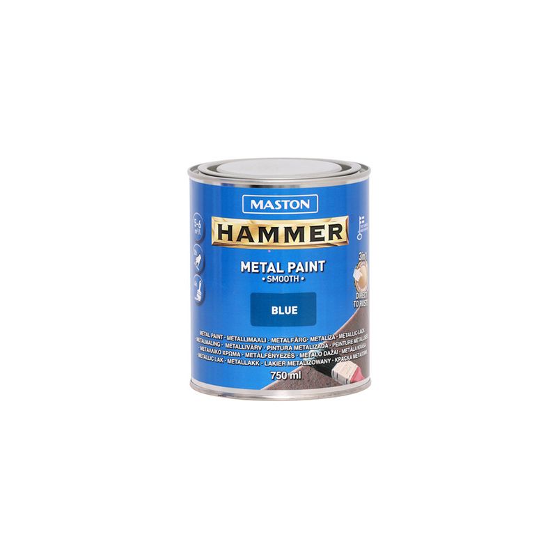 Maali Hammer Sileä sininen 750 ml
