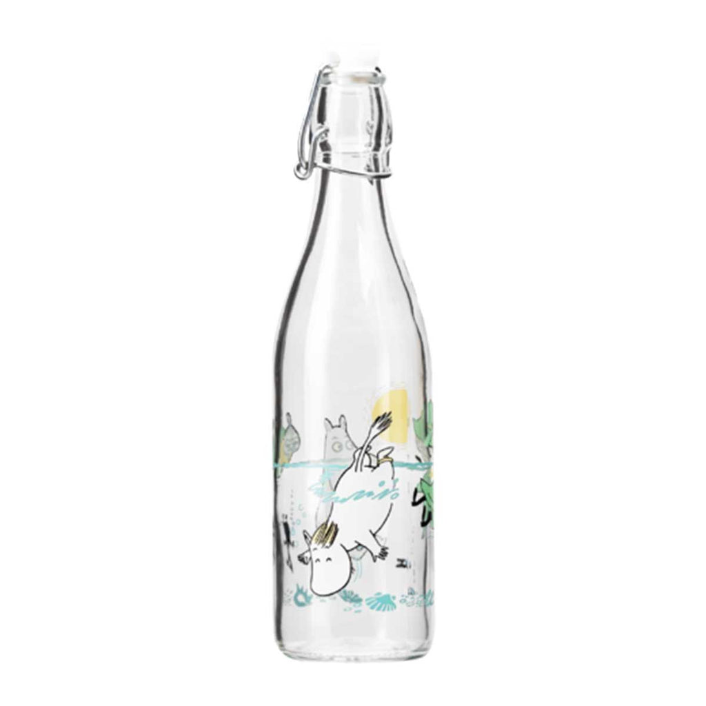 Muumi Lasipullo 0,5 l Vilskettä vedessä