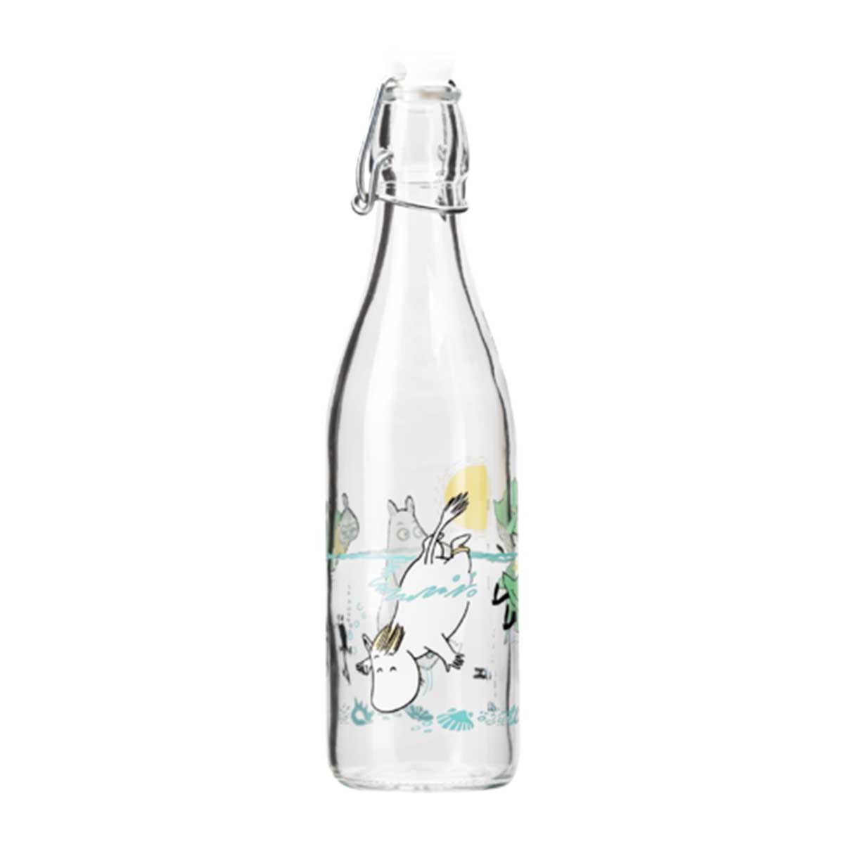 Muumi Lasipullo 0,5 l Vilskettä vedessä