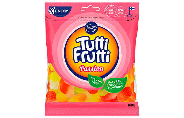 Tutti frutti passion 180 g