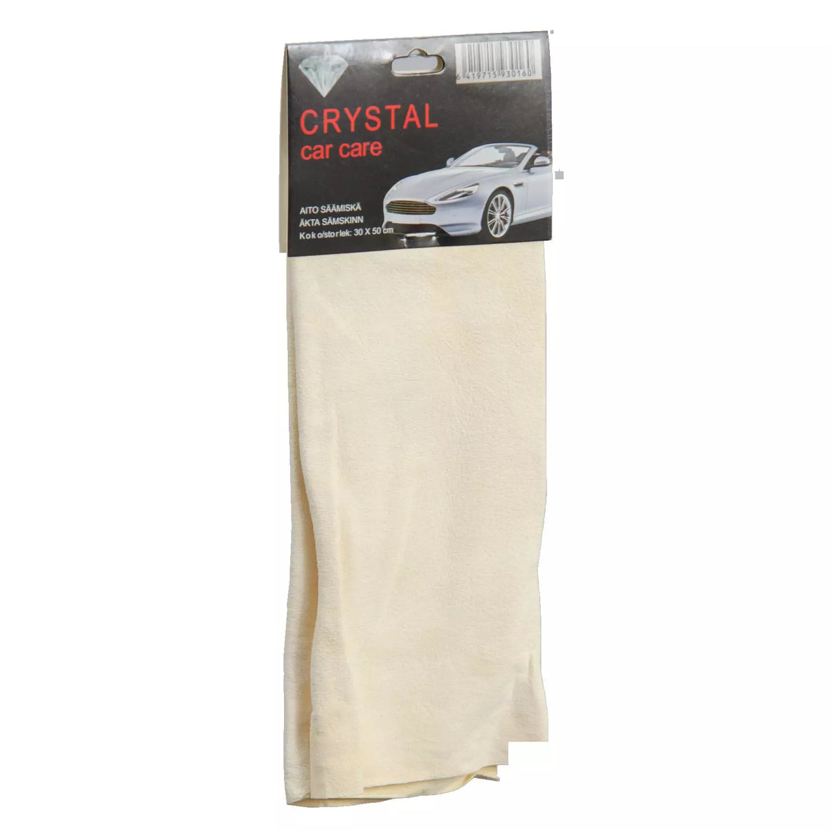 Crystal car care Aito säämiskä 30x50 cm - CC0160