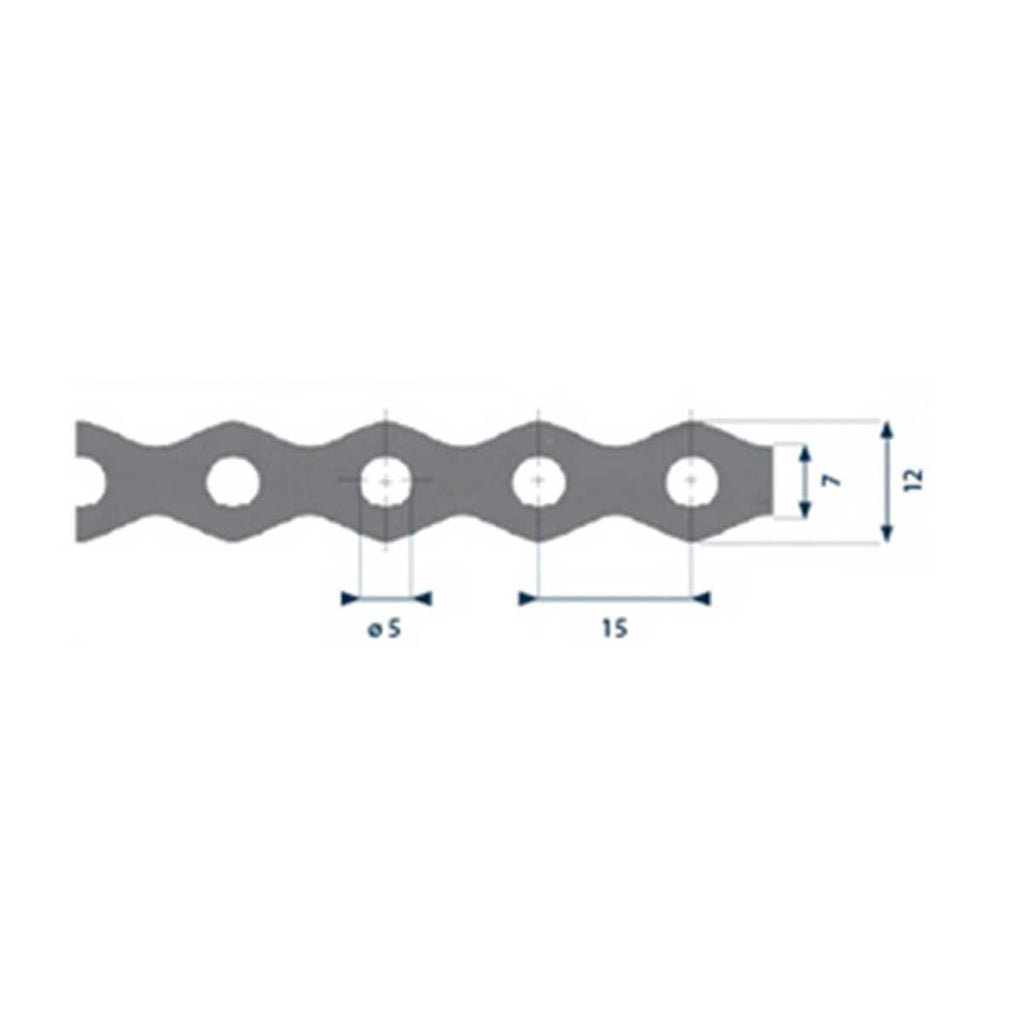 Patenttivanne 12*0,7*3 m ø 5 mm