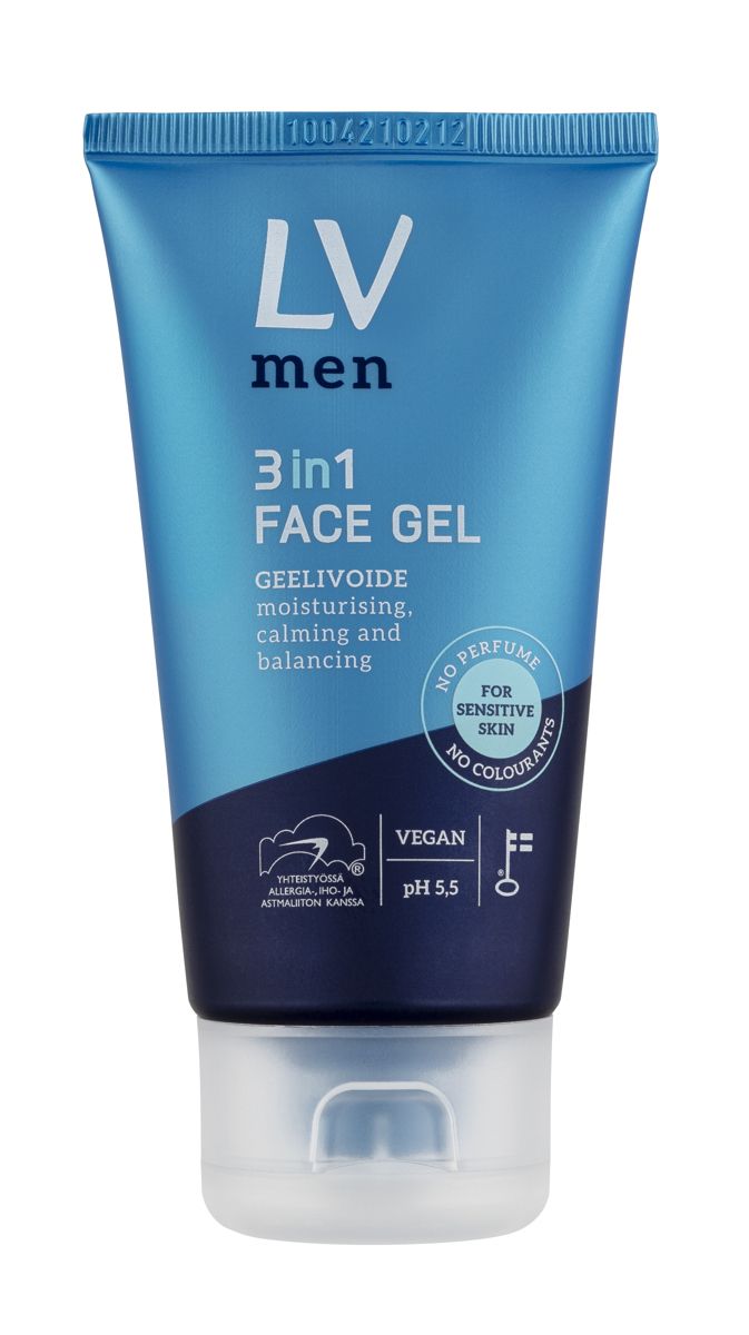 Lv Men kasvogeeli 75 ml 3in1