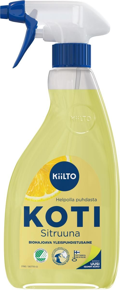Kiilto yleispuhdistussuihke Sitruuna 600 ml