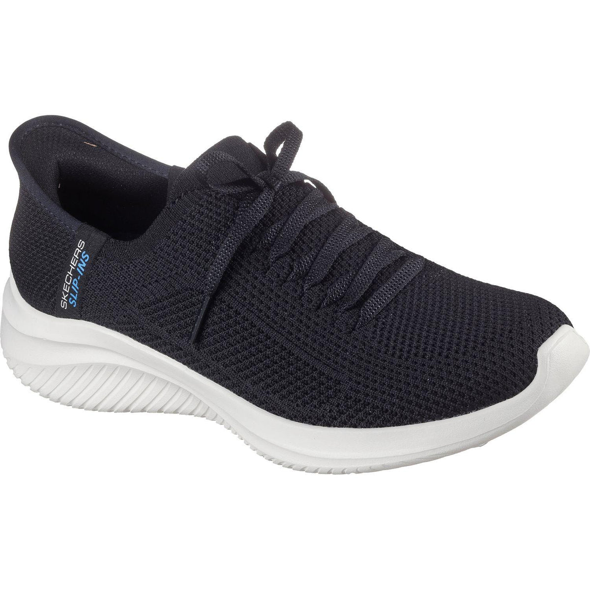 Skechers naisten Slip-ins: Ultra Flex 3.0 - Elevated Motion - Musta Astu vaivattomaan mukavuuteen Skechers Hands Free