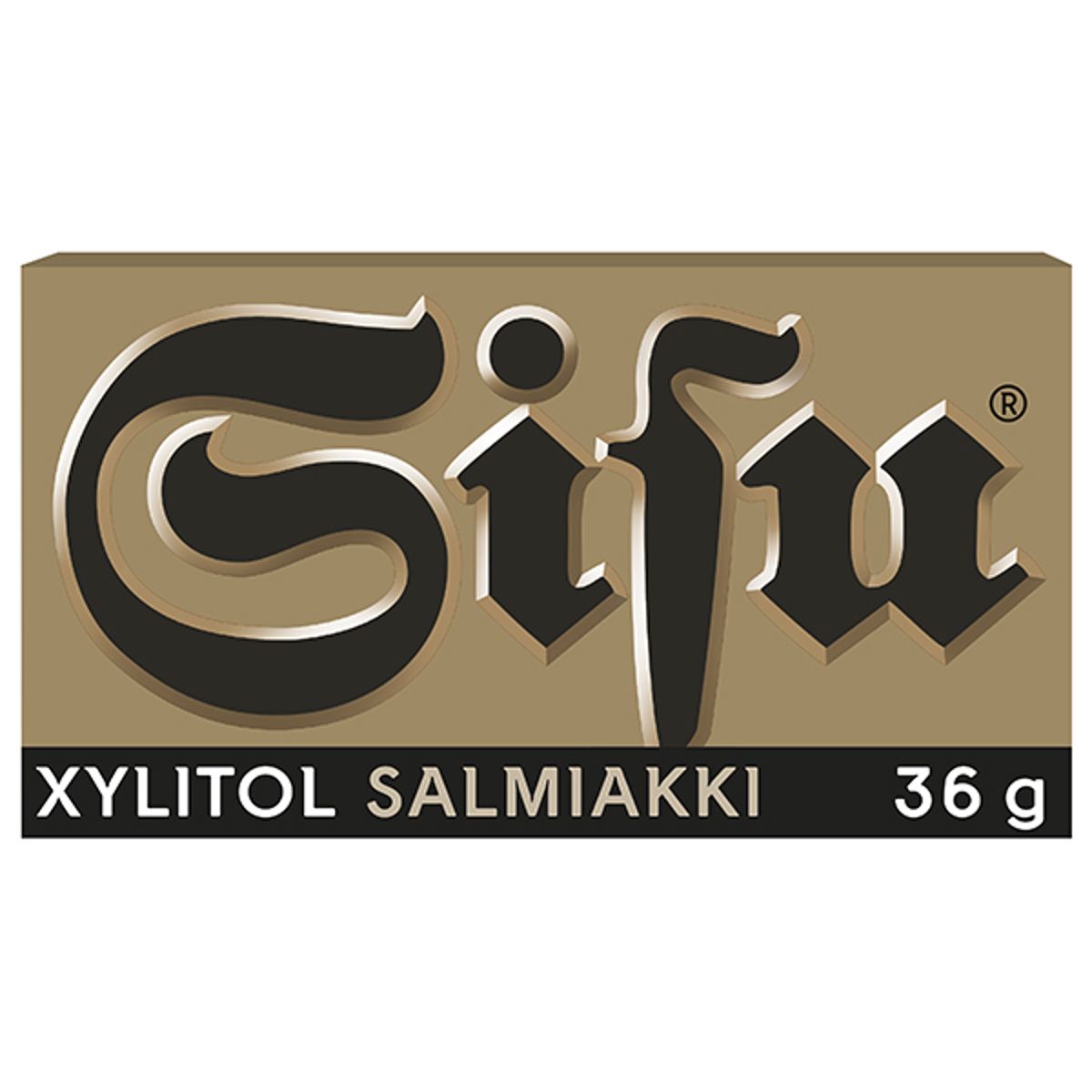 Sisu xylitol salmiakki 36 g