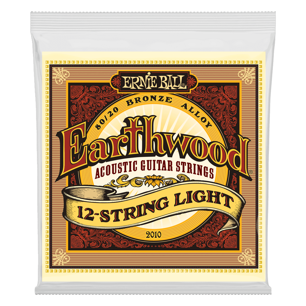 Ernie Ball Earthwood Extra Light EB-2006 Akustisen kitaran teraskielet. Punoslanka 80% kuparia ja 20% sinkkia on kierretty