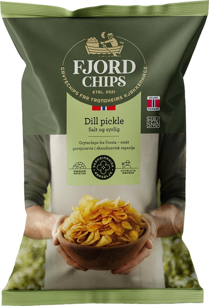 FjordChips tilli ja suolakurkku
