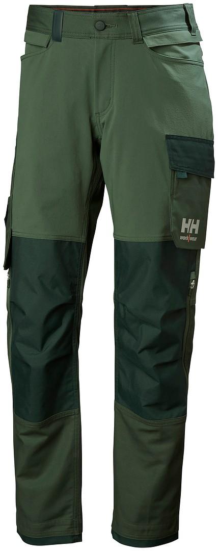 HELLY HANSEN HOUSUT OXFORD 4X CNCT SPRUCE/DARKEST SPRUCE - Paamateriaali 94 % polyamidia, 6 % elastaania - 260 g/m² -