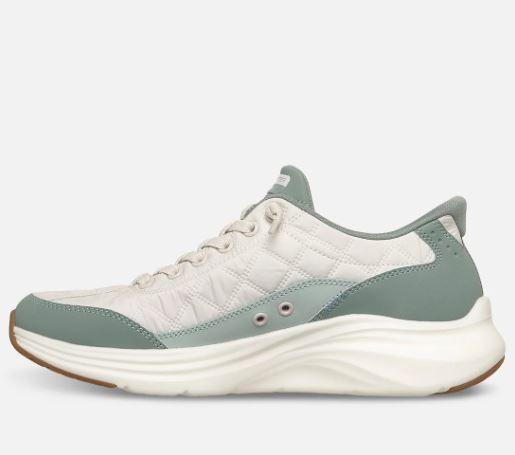 Skechers naisten Slip-ins: Contour Foam - Cozy Fit - Sage Syleile jalkojasi vaivattomalla mukavuudella Skechers Hands Free