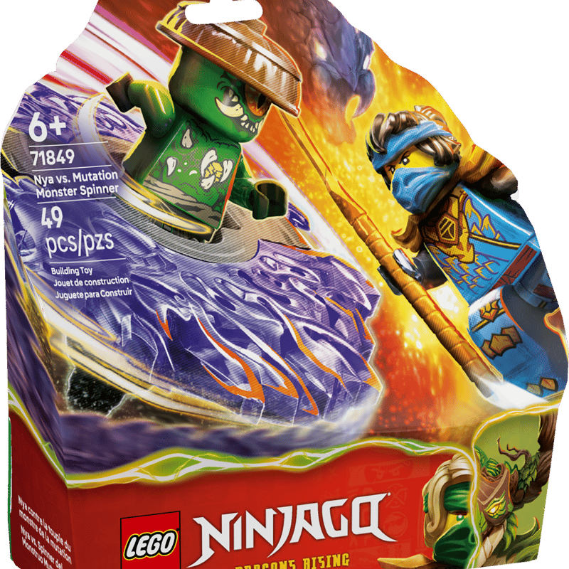Lego Nya vastaan mutaatiohirviöspinneri