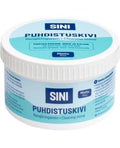 Sini Puhdistuskivi, Minttu Puhdistuskivi on hankaava aine, joka ei naarmuta pintoja.Biohajoava ja myrkyton.