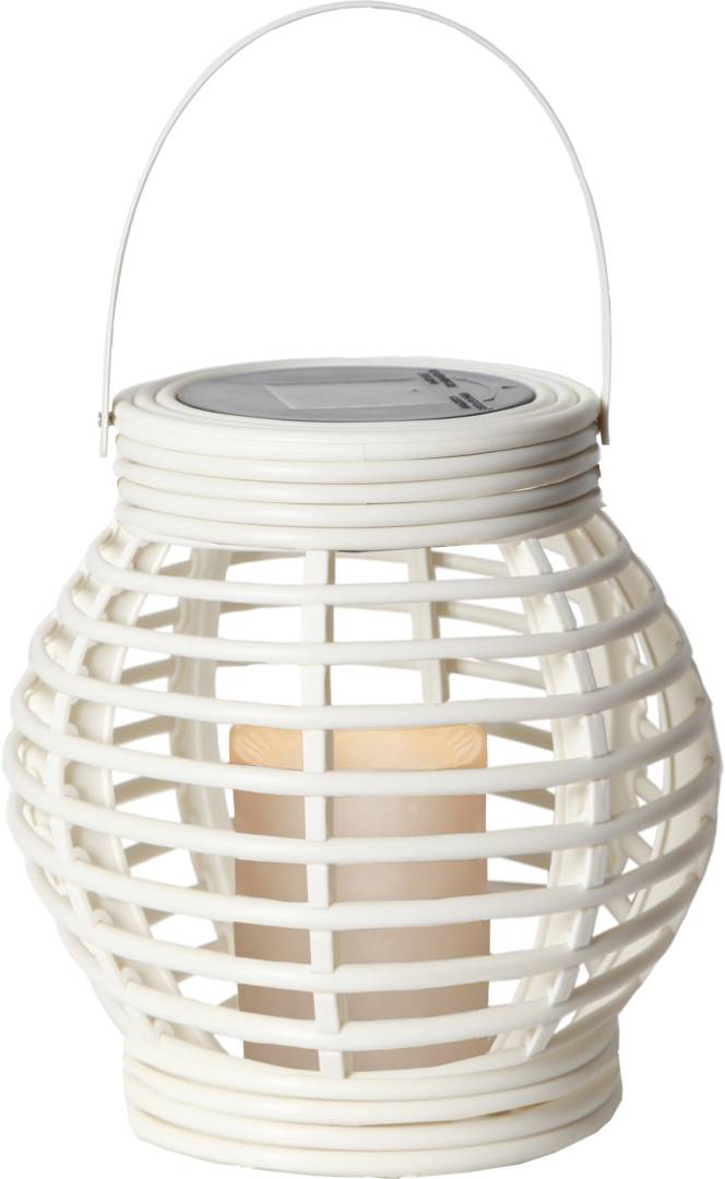Rotang Solarlyhty Valk. 16cm