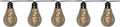 Glow valoketju harmaa 10-os. 360 cm IP44