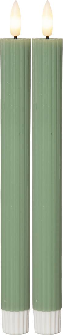 Flamme Led Stripe Antiikkikynt. Vihreä 2pack