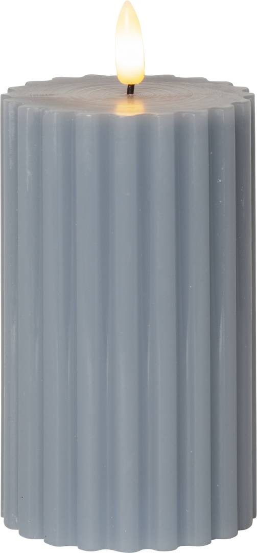 Flamme Stripe Led Kynttilä Sin. 15 cm