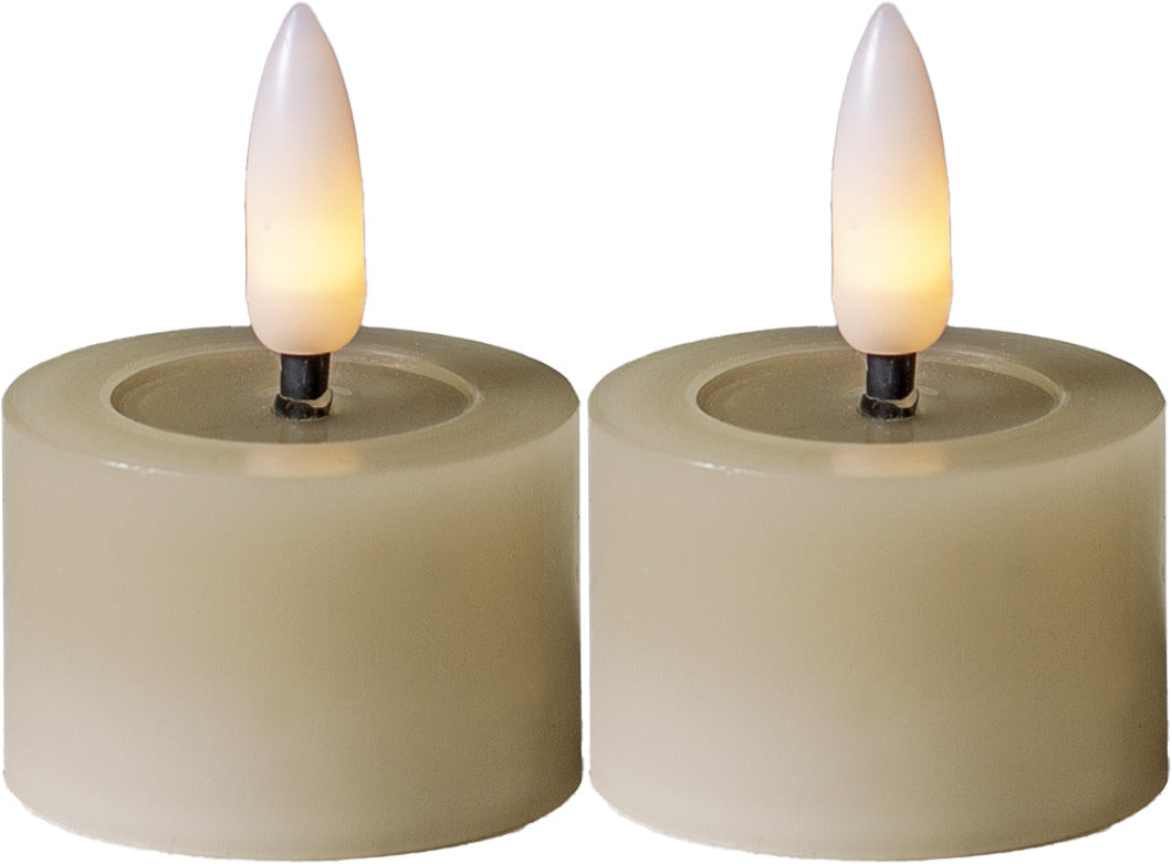 Flamme Flow Led Tuikku Beige 2-pack