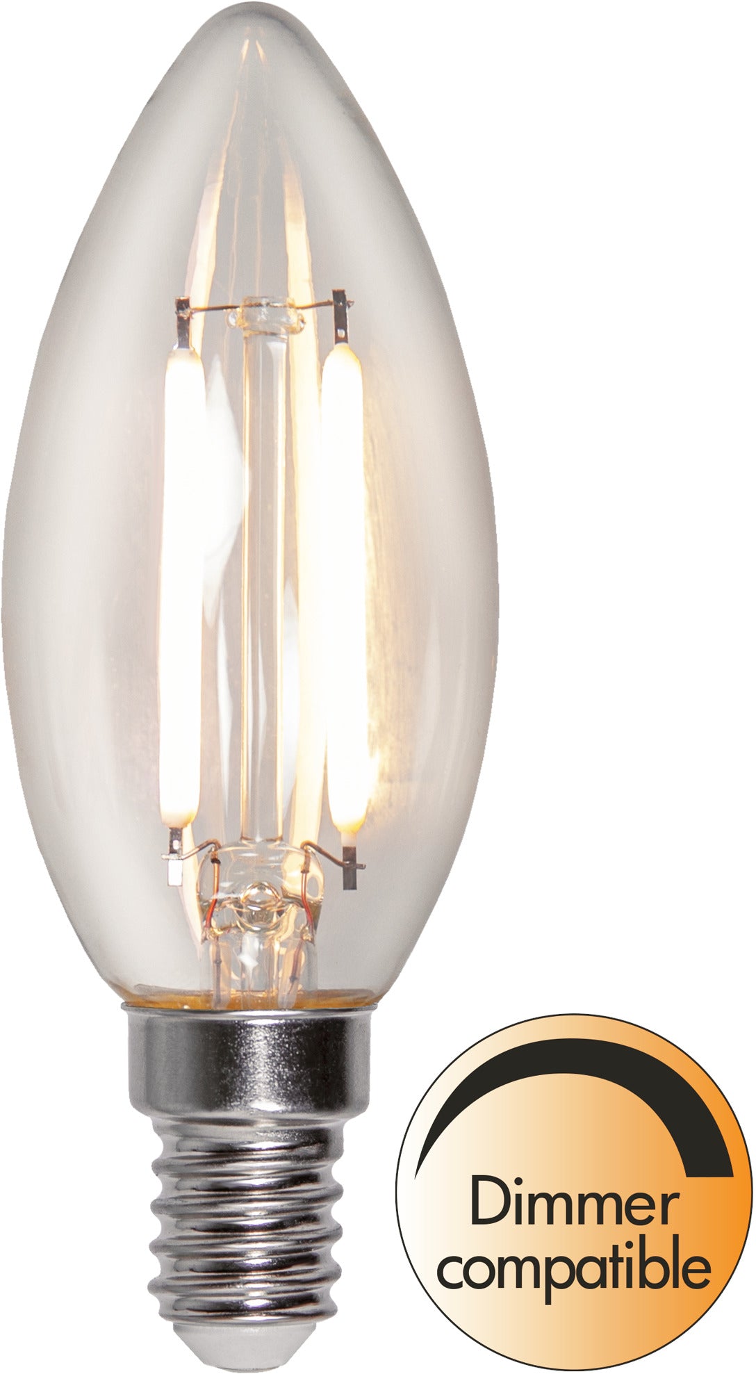 Led E14 Valk. Filament Kynt. 250 lm/2700k dim