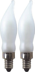 Varalamppu E10 5 W 230 V 2 kpl liekki