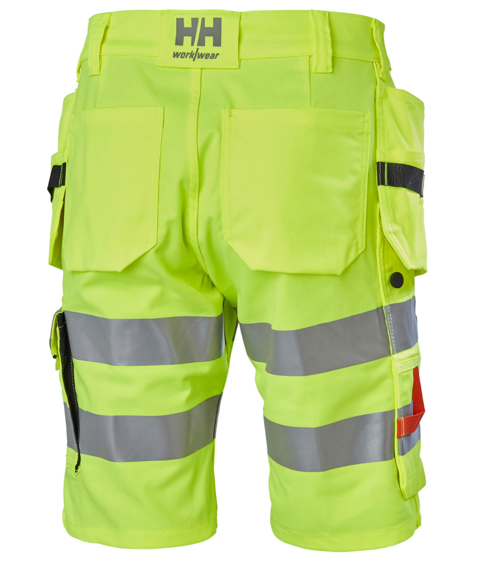 Helly Hansen Work Wear Alna 2.0 Riipputaskushortsit Keltainen Luokan 1 Alna 2.0 -riipputaskushortsit ovat erinomainen