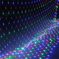 Led valoverkko 1x2m, 200 LED RGB Valoverkko RGB toiminnoilla, 200 monivarista ledia. Muuntaja IP44, sisa -ja ulkokayttoon.