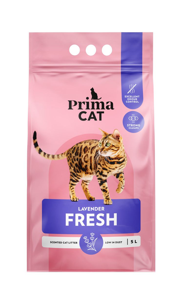 PrimaCat Fresh Laventeli Kissanhiekka 5 l