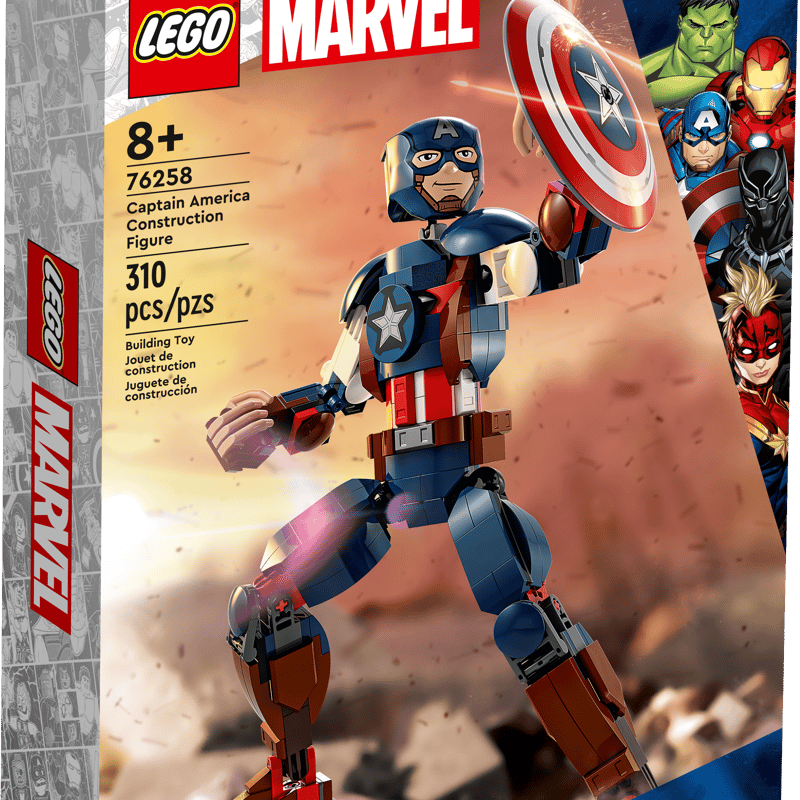 Lego Super Heroes Marvel Rakennettava Captain America ‑hahmo 76258