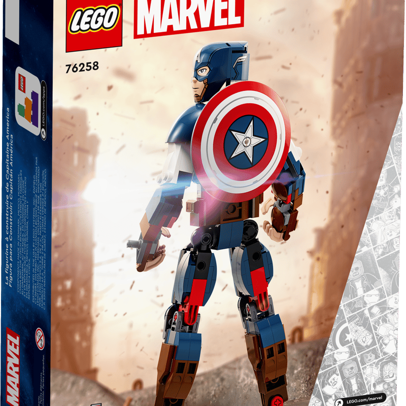 Lego Super Heroes Marvel Rakennettava Captain America ‑hahmo 76258