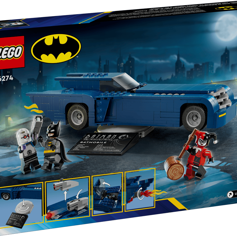 Lego Batman™ ja Batmobile™ vastaan Harley Quinn™ ja Pakkasherra 76274