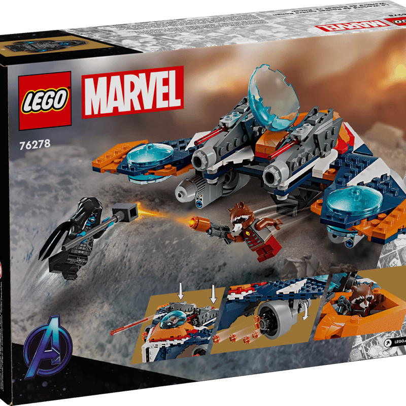Lego Rocketin Warbird vastaan Ronan 76278