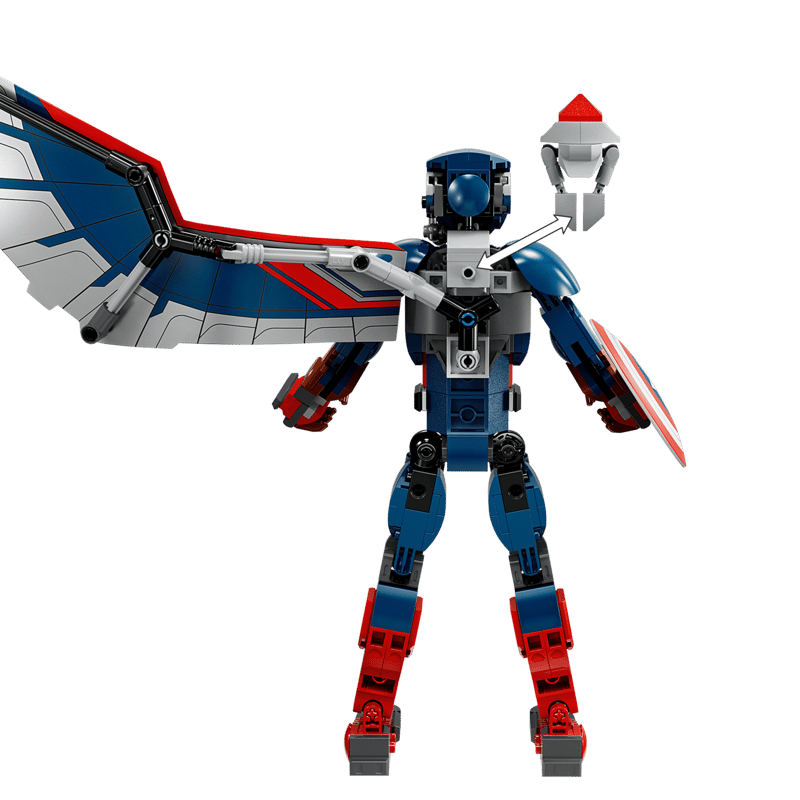 Lego Uusi rakennettava Captain America ‑hahmo 76296