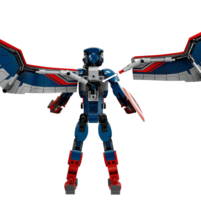 Lego Uusi rakennettava Captain America ‑hahmo 76296