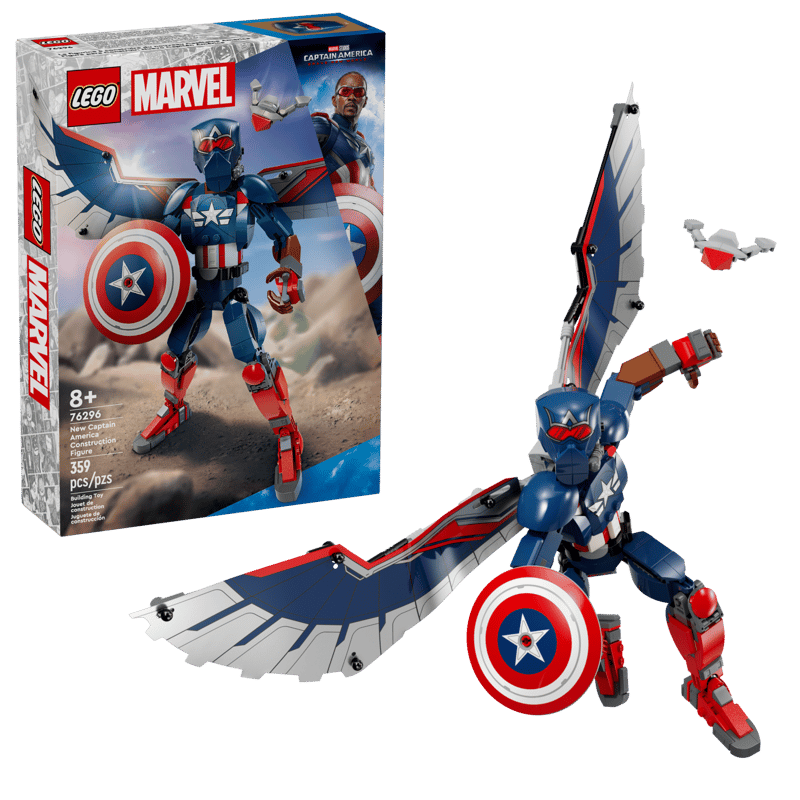 Lego Uusi rakennettava Captain America ‑hahmo 76296