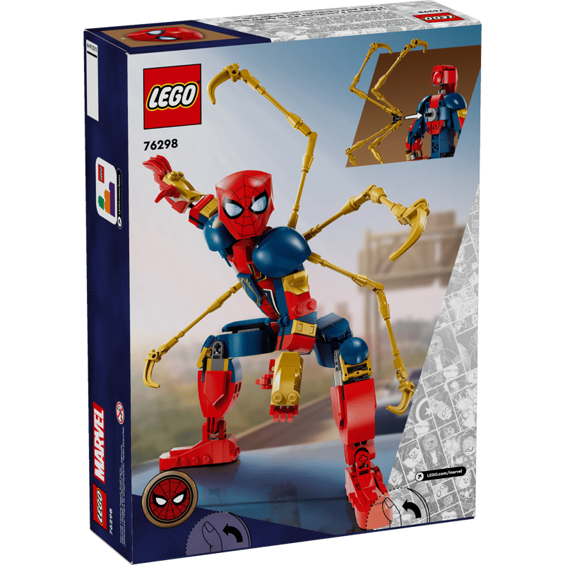 Lego Rakennettava Iron Spider-Man ‑hahmo 76298