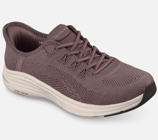 Skechers naisten Relaxed Fit: Slip-ins: D'Lux Comfort 2.0 - Supernova - Brown Koe kevyt ja iskuja vaimentava mukavuus