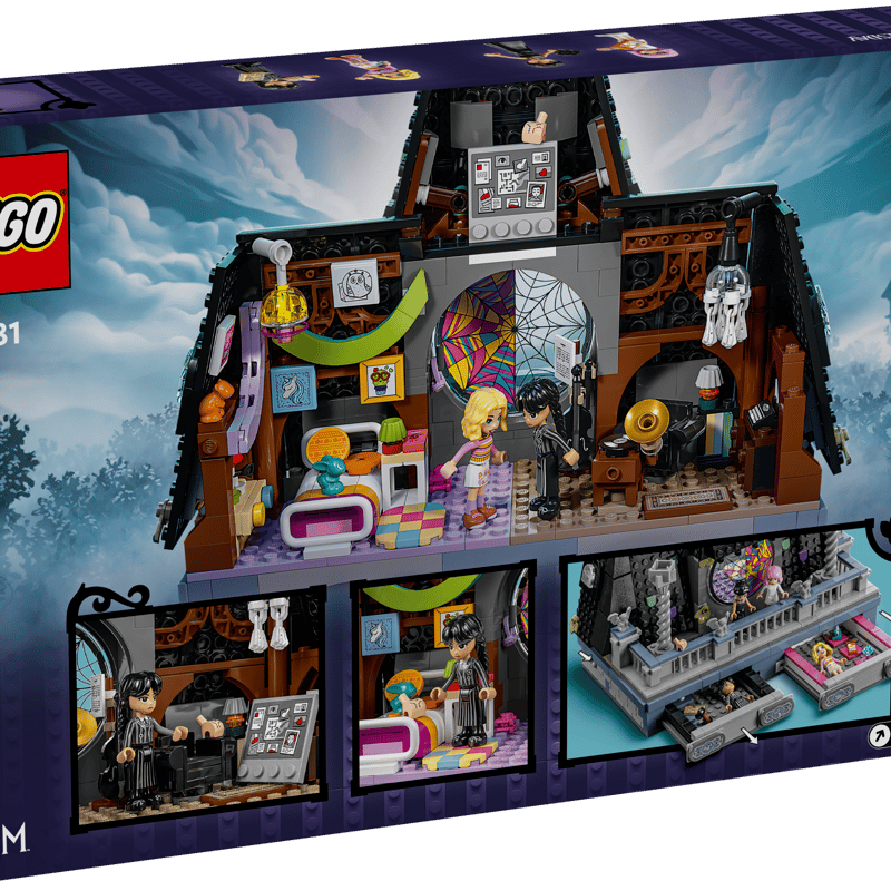 Lego Wednesdayn ja Enidin asuntolahuone 76781