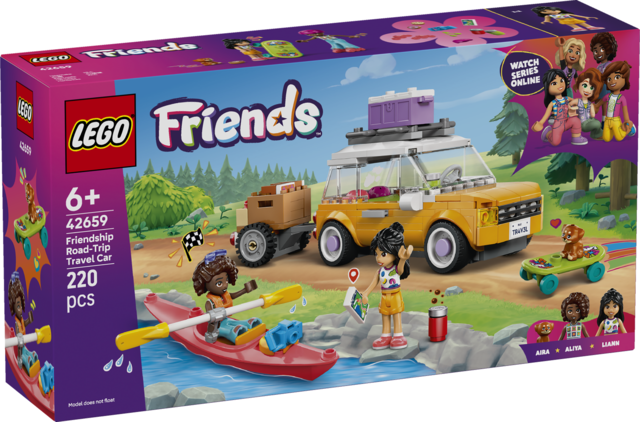 LEGO Ystavysten hyvin varusteltu matka-auto 42659