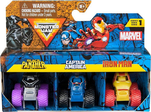 Monster Jam Mini Marvel 3pack