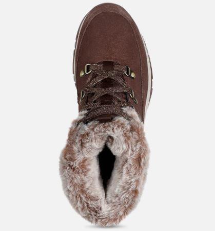 Skechers naisten Trego - Snow Worries - Waterproof - Ruskea Kulje poluilla mukavasti ja tyylikkaasti Skechers Trego - Snow