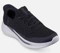 Skechers miesten Relaxed Fit: Slip-ins: Slade - Quinto Musta Skechers Slip-ins -kengilla arjen mukavuudesta tulee