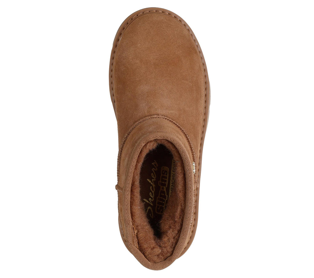 Skechers Naisten Slip-ins: Keepsakes Cozy - Cozy Mini Chestnut Pysy lampimana ja mukavana klassisella tyylilla Skechers