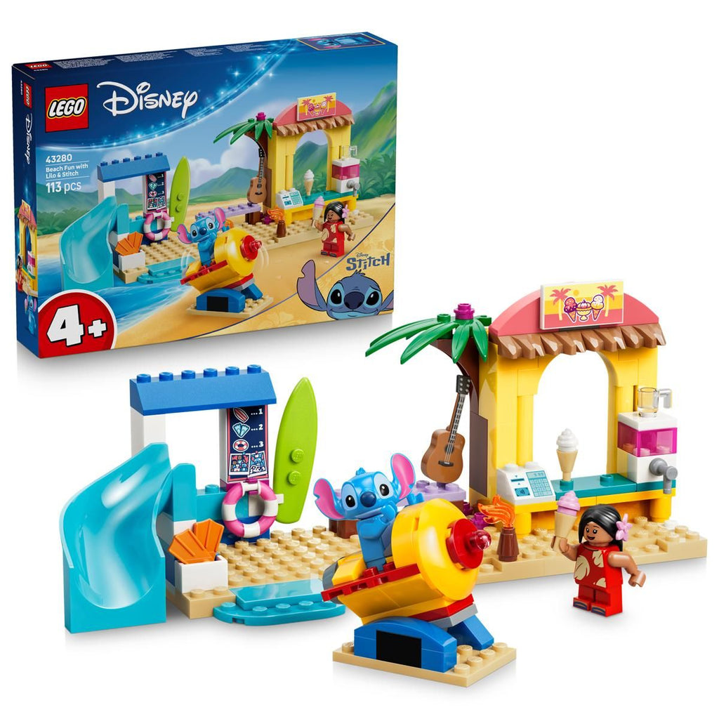 Lego Rantahupia Lilon ja Stitchin kanssa