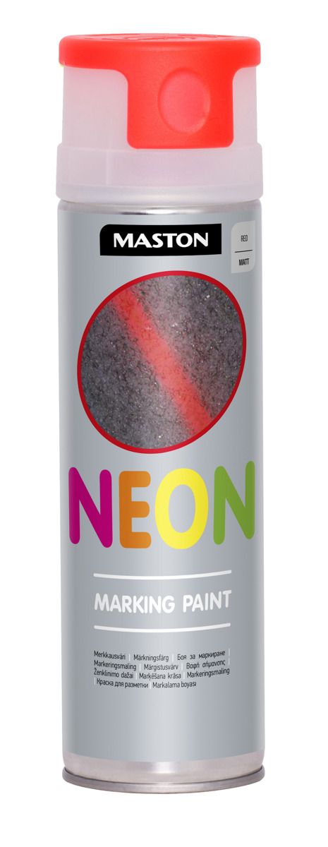 Merkkausvärispray neon punainen 500 ml