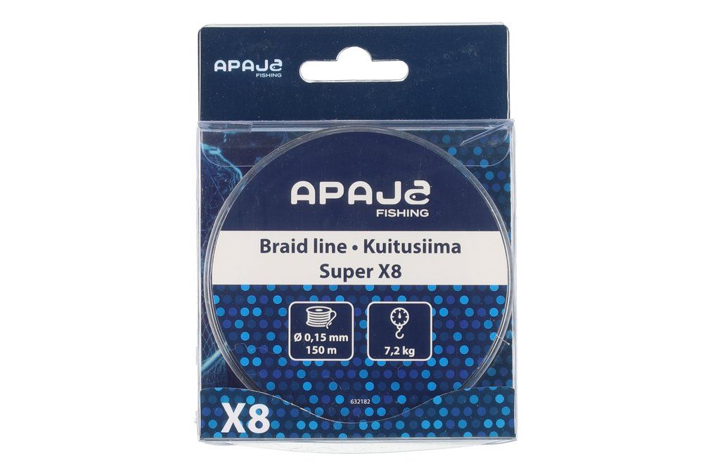 Apaja Kuitusiima Extreme X8 150 m 0,15 mm 7,2 kg
