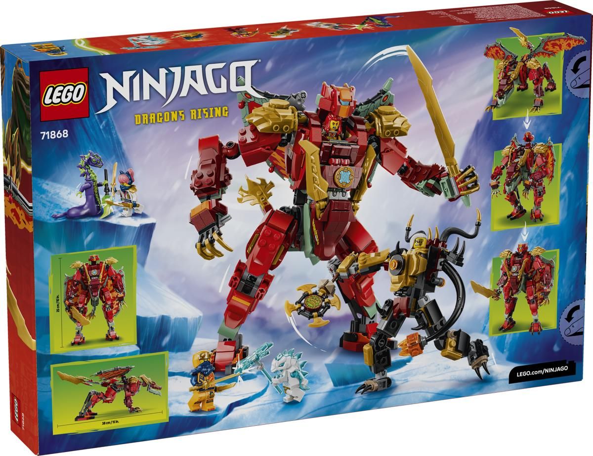 Lego Wyldfyren muuntautumiskykyinen lohikäärmerobotti