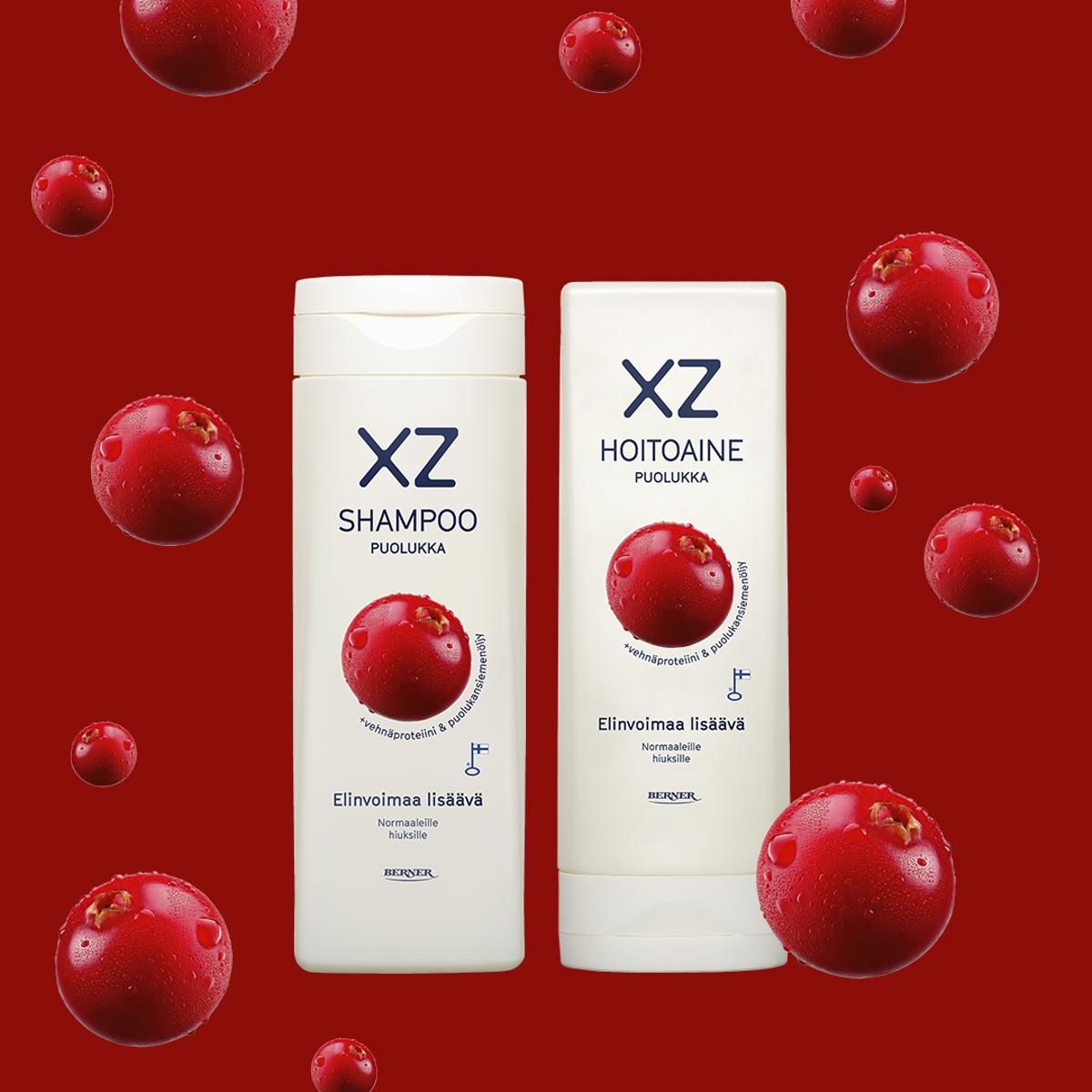Xz Hoitoaine Puolukka 200 ml