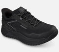 Skechers Miesten Relaxed Fit: Slip-ins: Badger - Koda - Waterproof - Black Koe sporttinen arjen suosikki, jossa on runsaasti