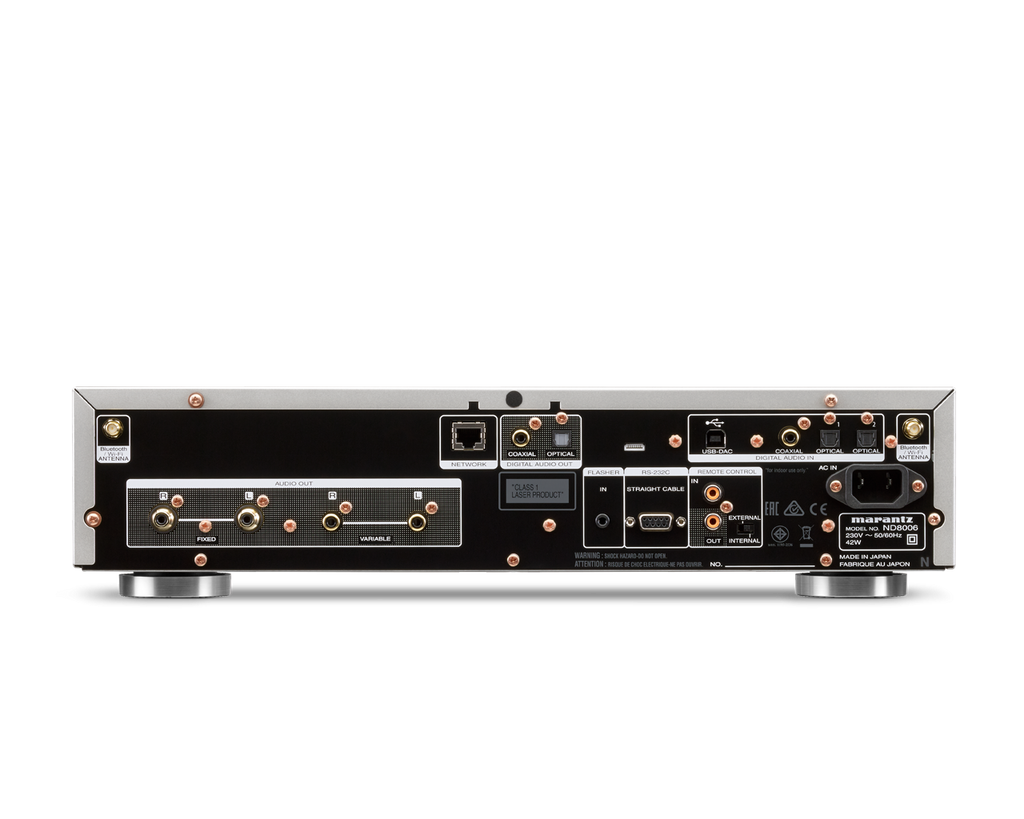Marantz ND8006 hopea-kulta CD- ja Verkko-soitin