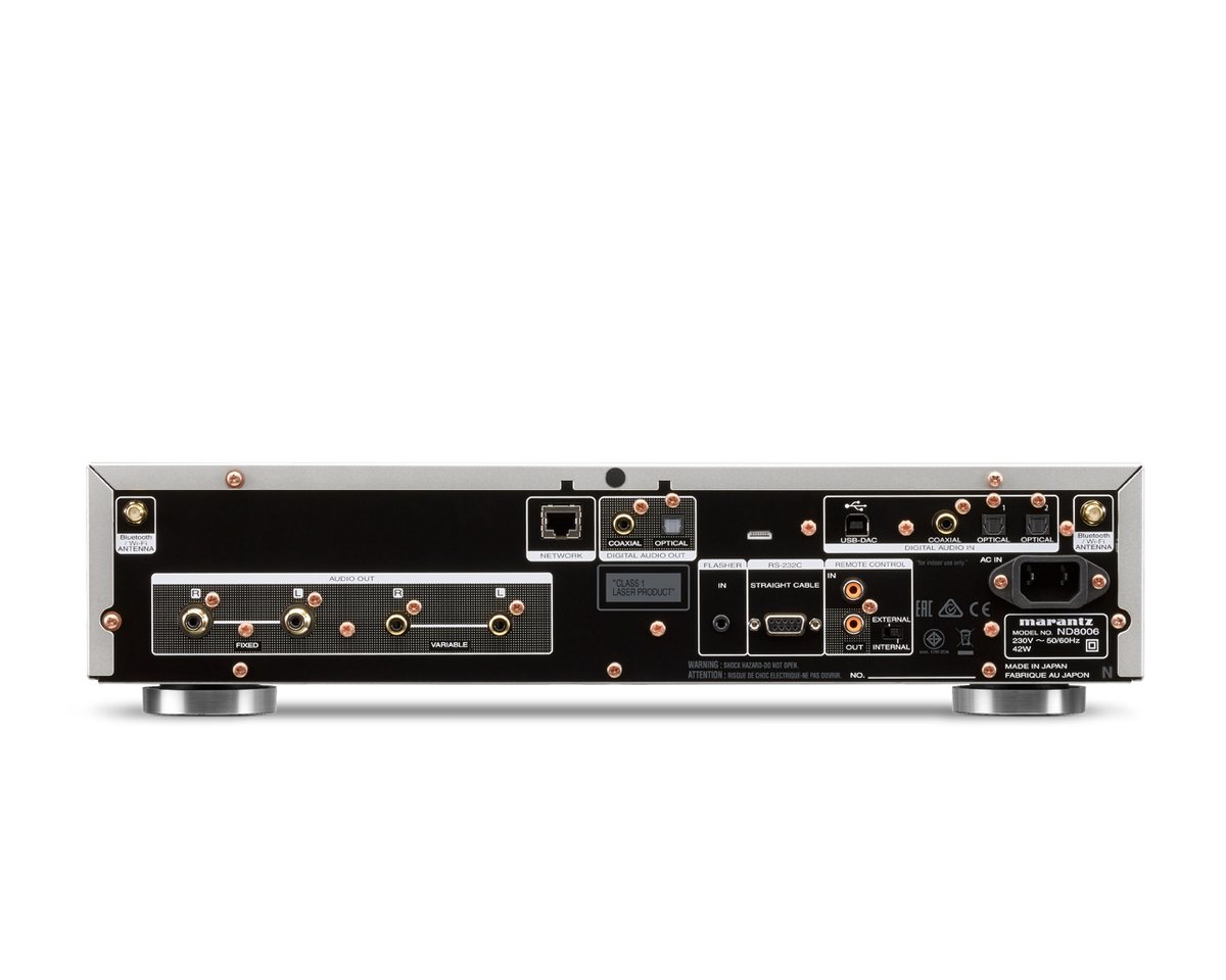 Marantz ND8006 hopea-kulta CD- ja Verkko-soitin